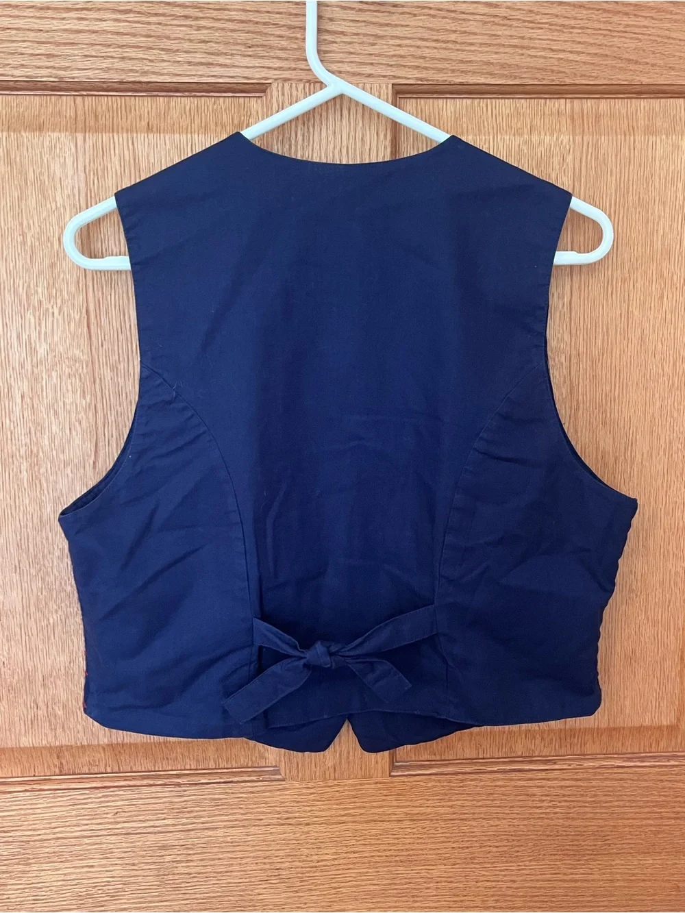 Vintage homemade grannycore charming navy